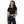 Load image into Gallery viewer, Verde Stencil Blooms Organic Crop Top