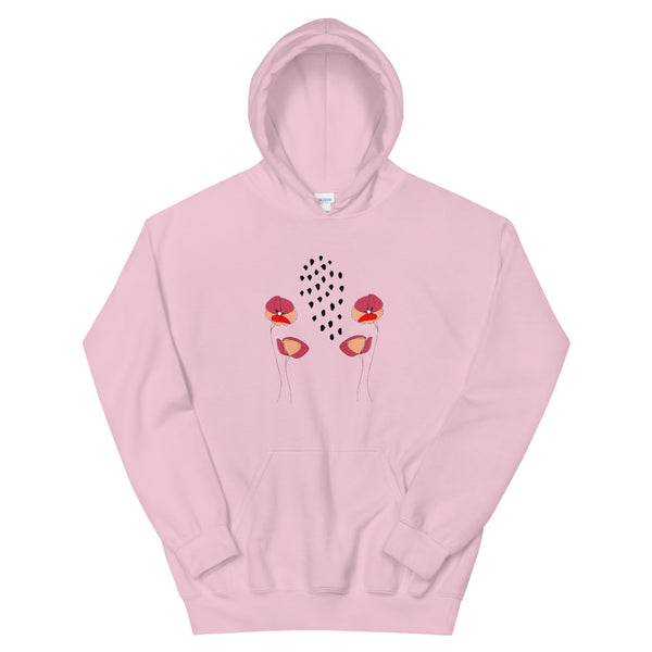 Poppies In The Rain Women's Hoodie
