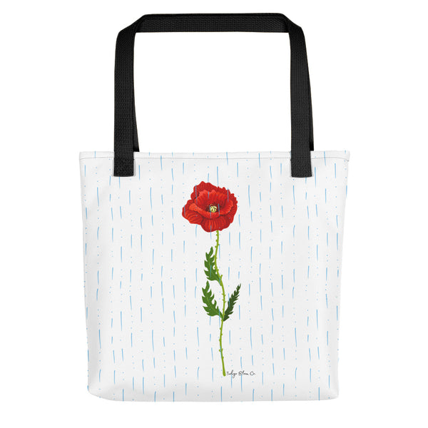 Rain Flower Tote Bag