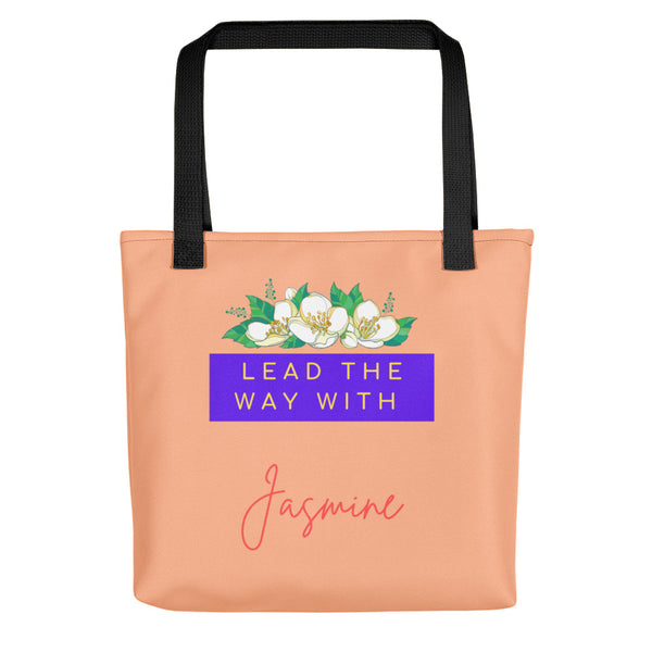 Lead The Way With Jasmine Tote Bag (Peach)