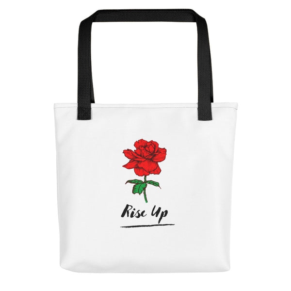 Rise Up Tote Bag (White)