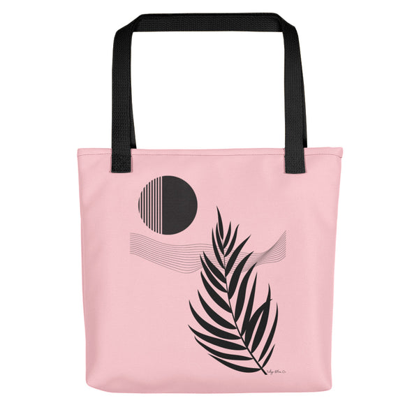 Solar Palm Tote Bag (Rose)