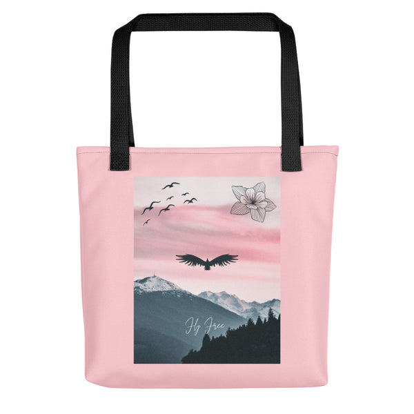 Fly Free Tote Bag (Rose)