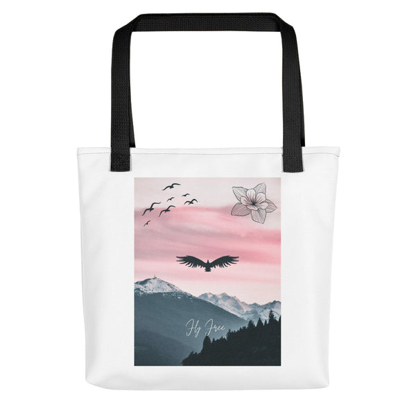 Fly Free Tote Bag (White)