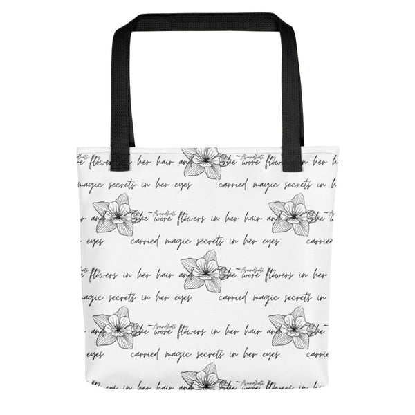 Flowers In Her Hair Tote Bag