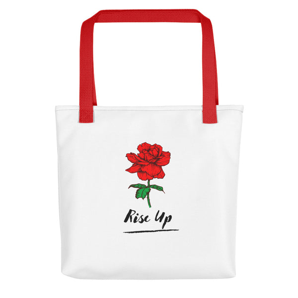 Rise Up Tote Bag (White)