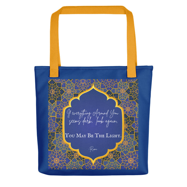 Be The Light Rumi Tote Bag