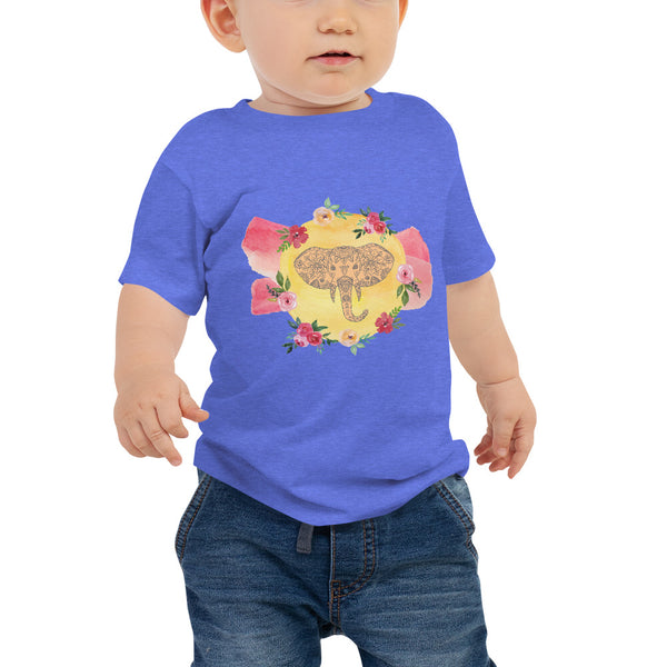 Watercolor Elephant Baby Tee