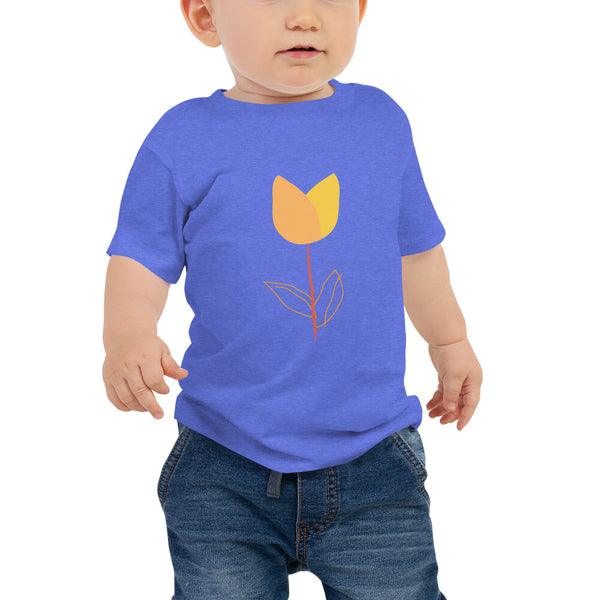 Yellow Tulip Baby Tee