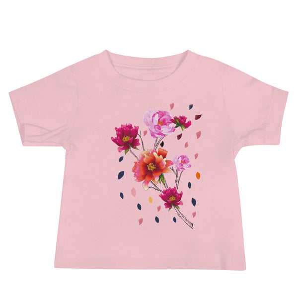 Falling Flowers Baby Tee