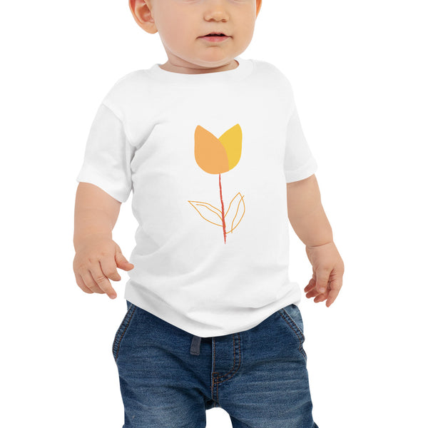 Yellow Tulip Baby Tee