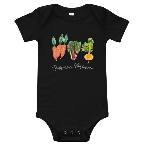 Garden Grown Onesie (Black)