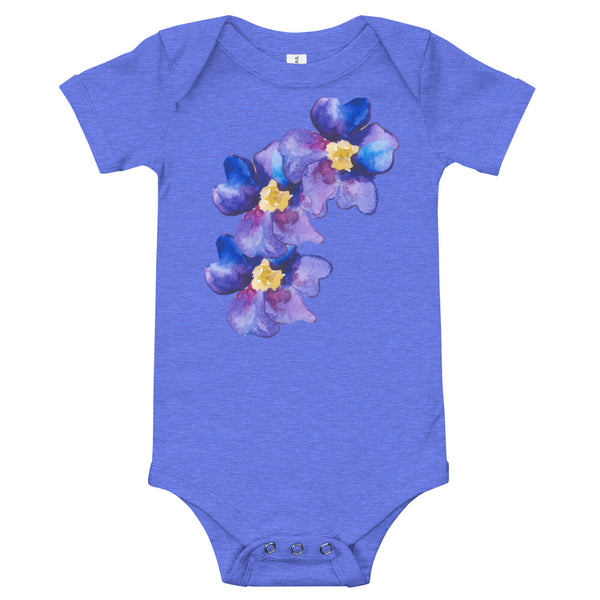 African Violet Onesie