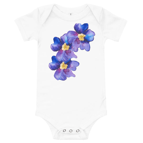 African Violet Onesie