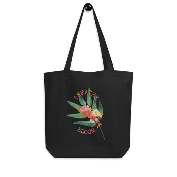 Breathe Bloom Organic Tote Bag