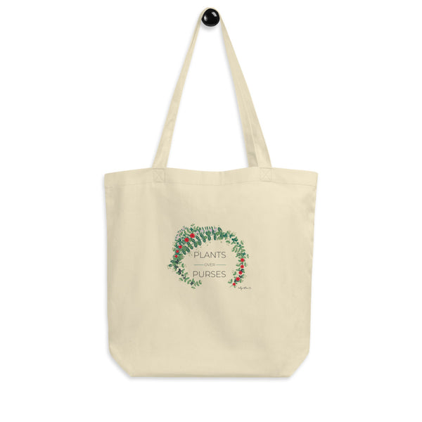 Plants Over Purses Organic Tote Bag