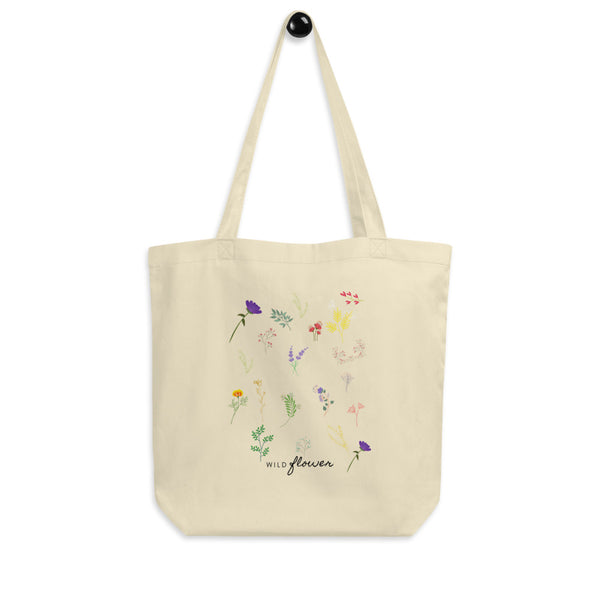 Wildflower Organic Tote Bag