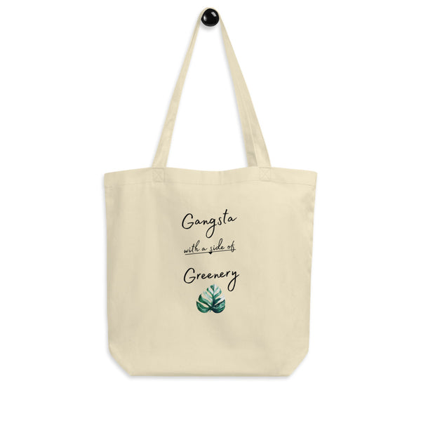 Gangsta With A Side' Organic Tote Bag