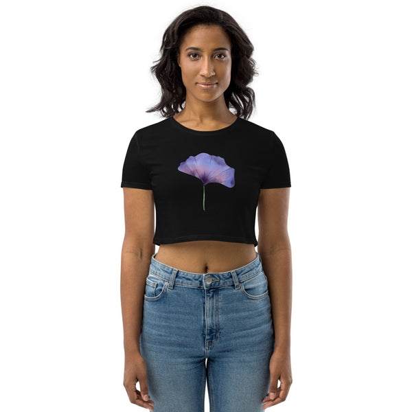 Ginkgo Organic Crop Top (Black)