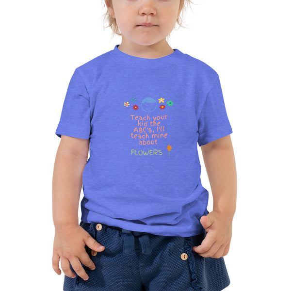 Teach Me About Flowers Toddler Tee