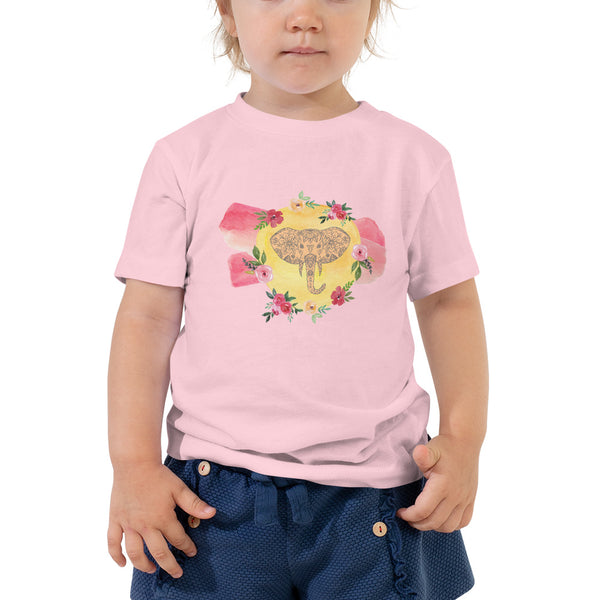 Watercolor Elephant Toddler Tee