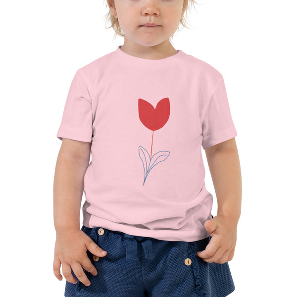 Red Tulip Toddler Tee