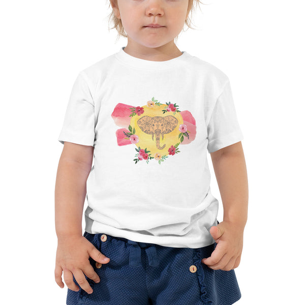 Watercolor Elephant Toddler Tee