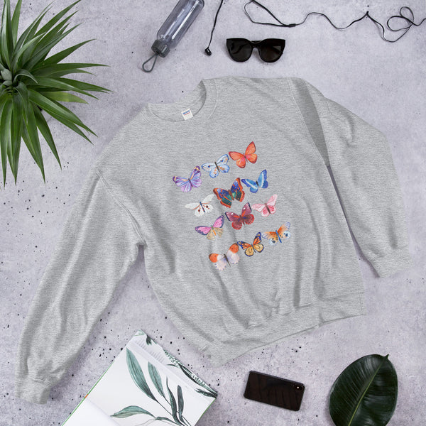 Butterfly Gathering Unisex Sweatshirt