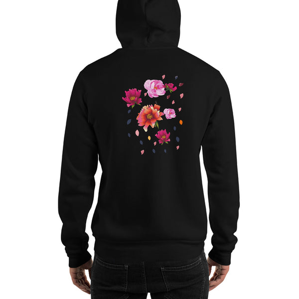 Falling Flowers Unisex Hoodie