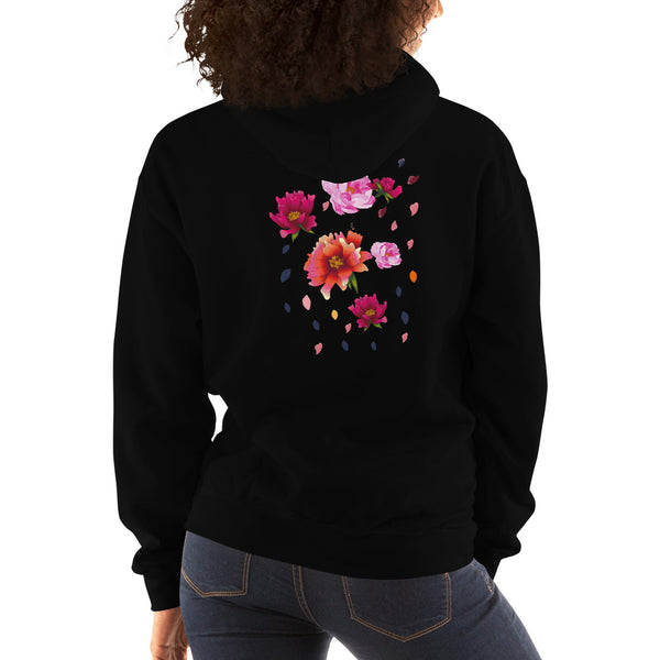 Falling Flowers Unisex Hoodie