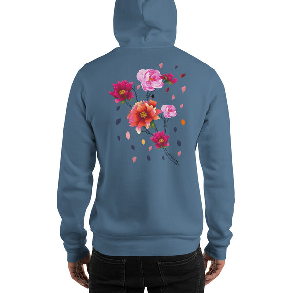 Falling Flowers Unisex Hoodie