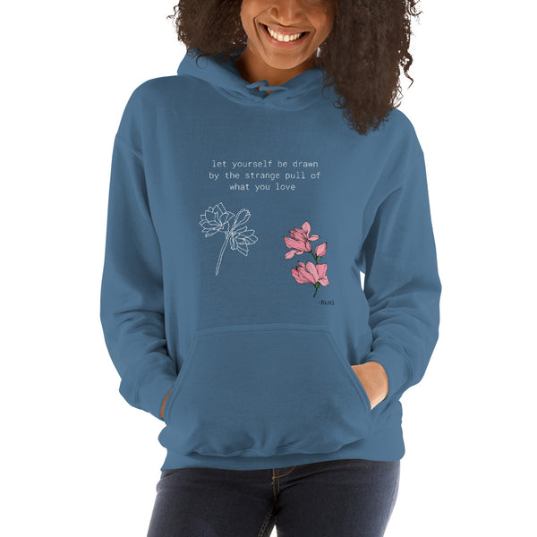 Let Yourself Be Drawn Rumi Woman's Hoodie