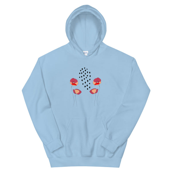 Poppies In The Rain Women's Hoodie