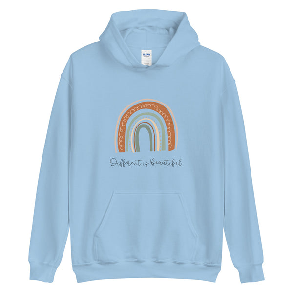 Different Is Beautiful Unisex Hoodie (Light Colors)