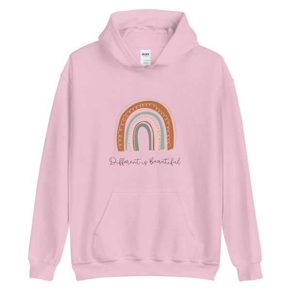 Different Is Beautiful Unisex Hoodie (Light Colors)