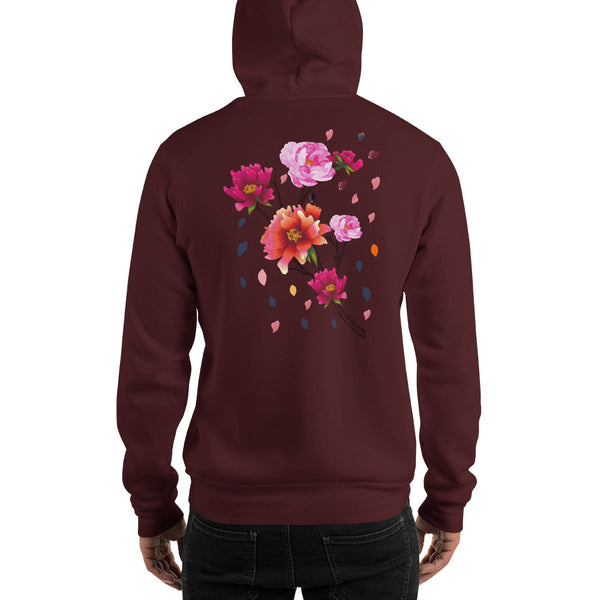 Falling Flowers Unisex Hoodie