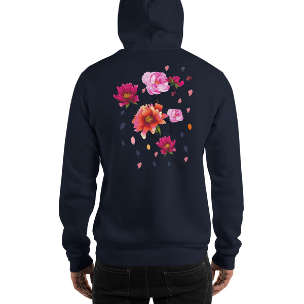 Falling Flowers Unisex Hoodie