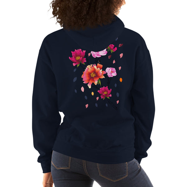 Falling Flowers Unisex Hoodie