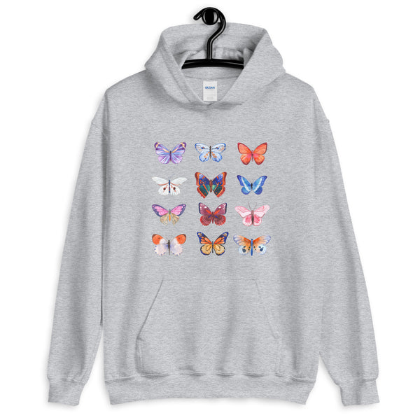 Butterfly Gathering Unisex Hoodie