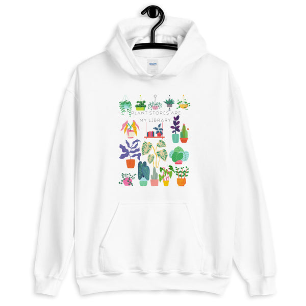 Plant Library Unisex Hoodie