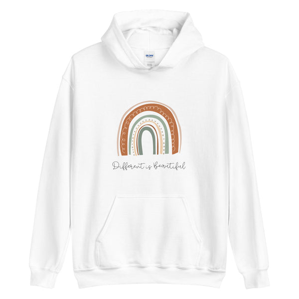 Different Is Beautiful Unisex Hoodie (Light Colors)