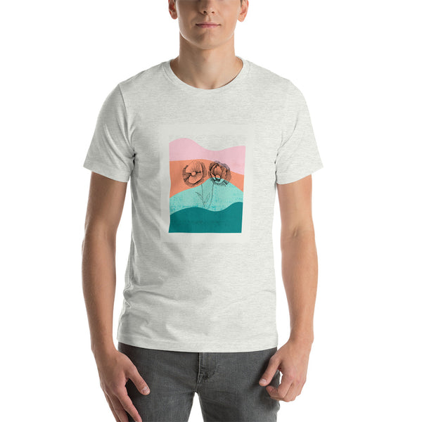 Stencil Waves Unisex T-Shirt