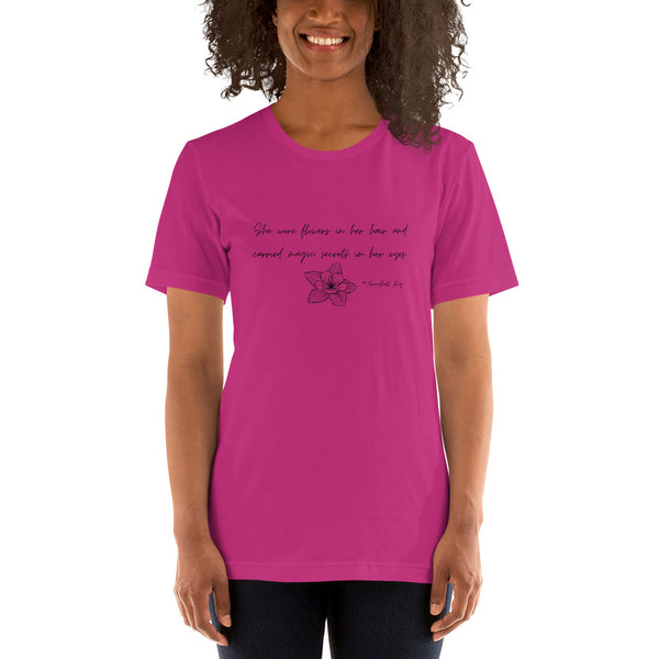 Flowers In Her Hair Women's T-Shirt