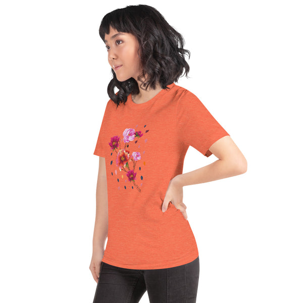 Falling Flowers Woman's T-Shirt