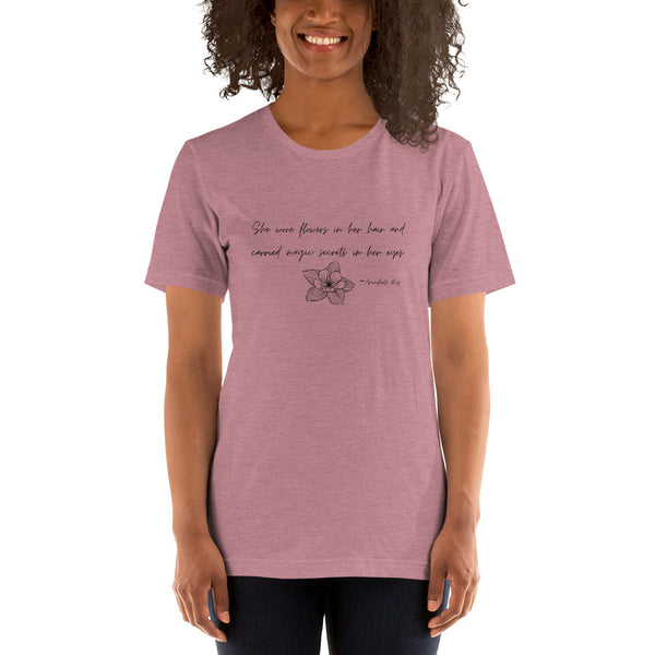 Flowers In Her Hair Women's T-Shirt