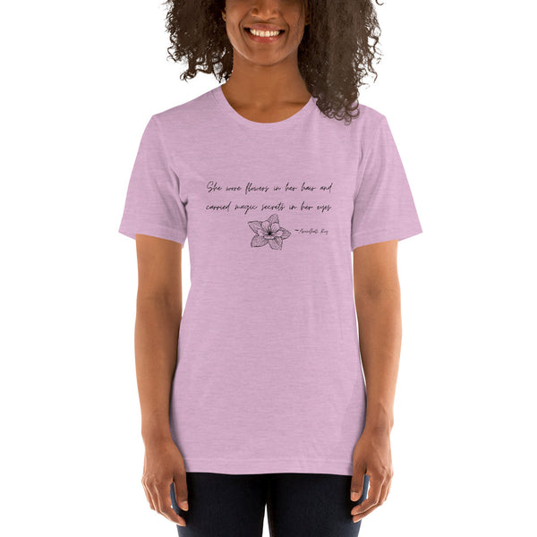 Flowers In Her Hair Women's T-Shirt