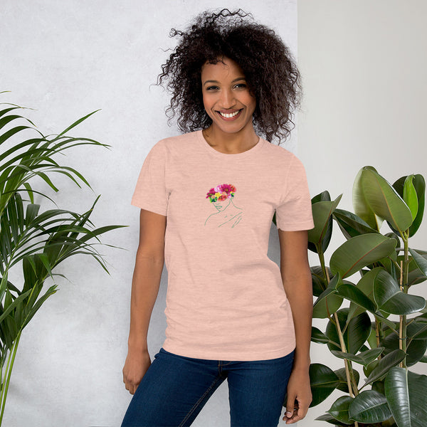 Floral Godess Woman's T-Shirt (Light Colors)