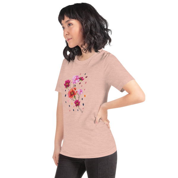 Falling Flowers Woman's T-Shirt