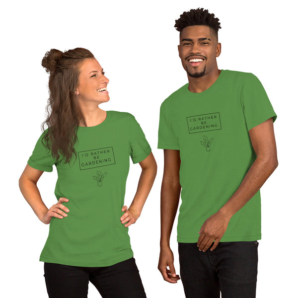 Rather Be Gardening Unisex T-Shirt