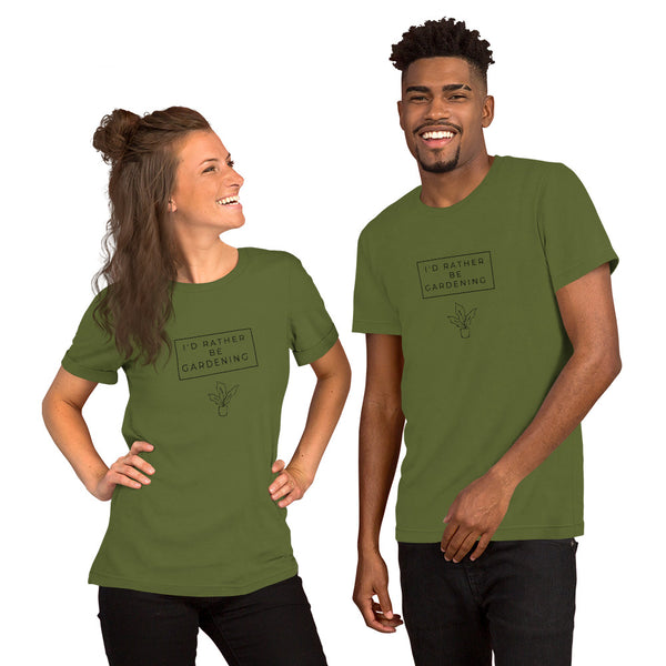 Rather Be Gardening Unisex T-Shirt